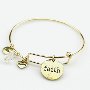 Faith Dangle Bracelet