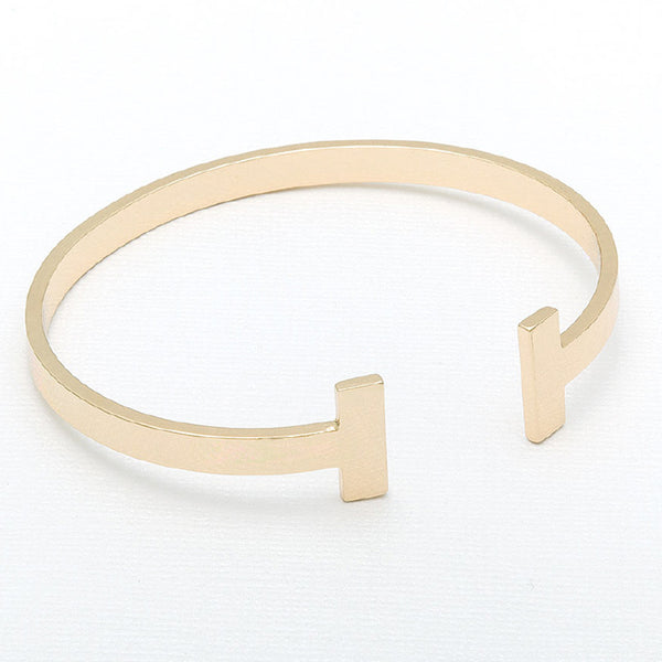 Gold Bar Cuff Bracelet