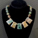 Indian Agate Statement Necklace