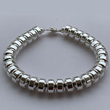 Silver Plated Hematite Bracelet