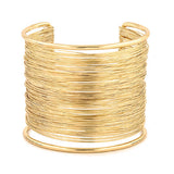 Gold Wire Bangle