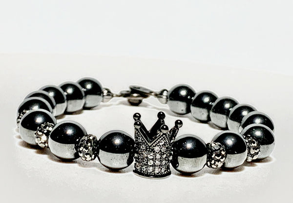 Hematite Crown Bracelets